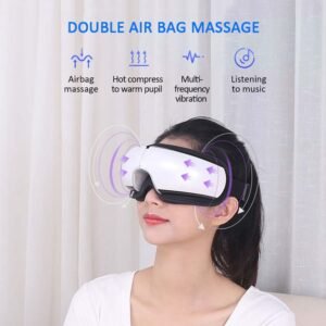 Heated Eye Massager with Vibration & Bluetooth Music